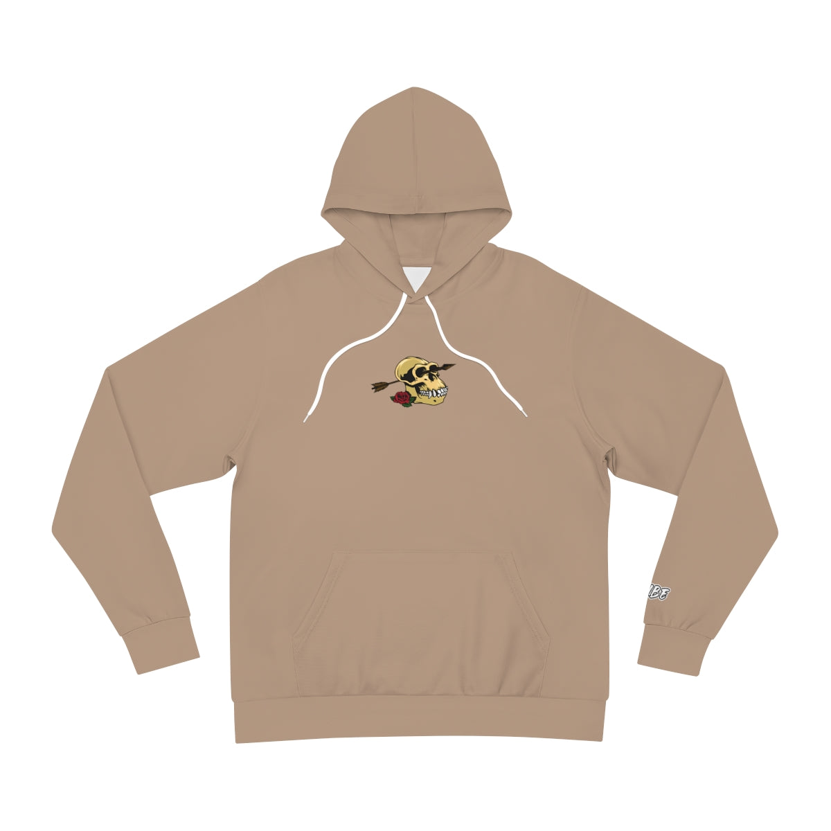 Arrow & Skull Hoodie - Sand