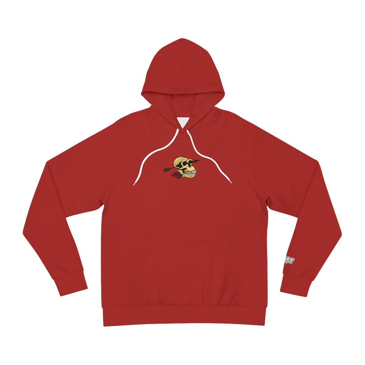 Arrow & Skull Hoodie - Red