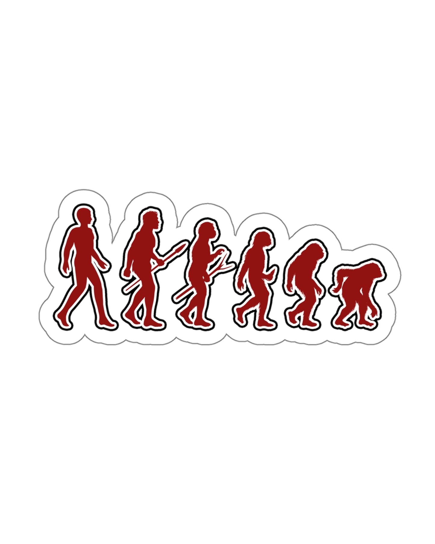 Reverse Evolution Sticker